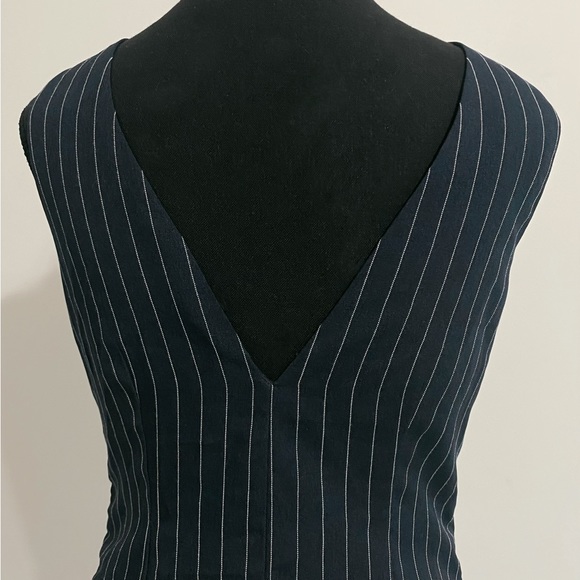 Fashion Nova - Navy Blue Skort Romper - Picture 7 of 9